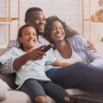 Family enjoys best streaming with Fast Reliable Fiber Internet Service