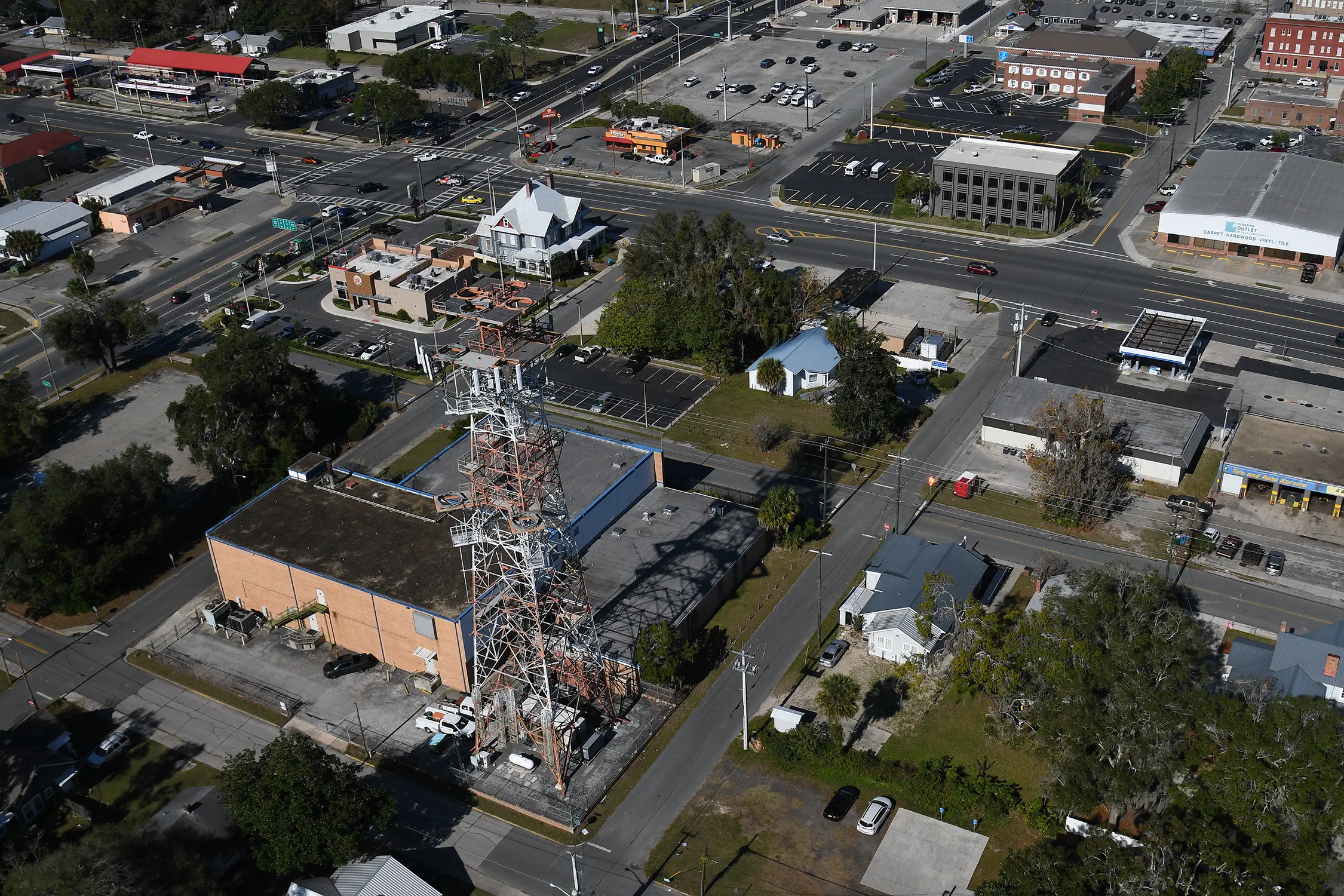 Lake City, Florida aerial view.